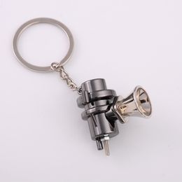 car Pressure relief valve Pendants key chain ring for car modified love Sales promotion gift metal