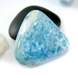 Higt Quality Natural Larimar Stone Cabochon Loose Gemstone Standard Szie H1015