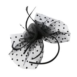 Party Favor Fascinator Hat Headband Mesh Ladies Headpiece Hair Accessories For