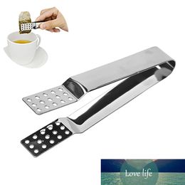 1 pc tea strainer stainless steel teabag squeezer tea bag tongs ice cube mini tongs