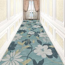 Carpets Reese Vintage Leaf Traditional Pattern Lobby Carpet Living Room Porch Anti Slip Area Rug Hallway Corridor Aisle Restaurant Decor