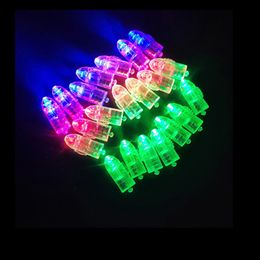 Rave Balloon light seven Colour switch bullet head lantern wick night navigation wave ball flashing led Toyaccessories balloon toys