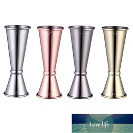 30ml/60ml Stainless Steel Cocktail Double Shaker Measure Cup Drink Spirit Measure Jigger Kitchen Gadgets Factory price expert design Quality Latest Style Original