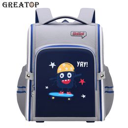 Backpacks unisex Fashion GREATOP Oxford Waterproof Girls Children School Bags Cute Printing Kids Book Satchel Knapsack Mochila