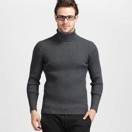 Sweater men solid Colour Turtleneck pull homme mens clothes 211018