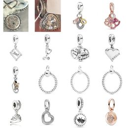 NEW 2021 100% 925 Sterling Silver Shoe Crown Love Pendant Fit DIY Original Bracelet Fshion Jewelry Gift
