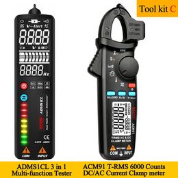 FreeShipping Voltage Detector Indicator 2.4"LCD Non contact Live wire Tester Electric Pen Voltmeter Multimeter NCV Continuity Hz Test