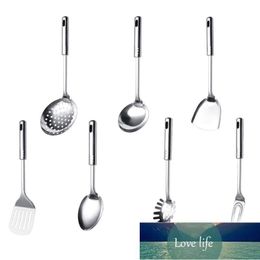 7pcs Cookware Stainless Steel Haning Hole Kitchenware Cooking Gadgets Colander Shovel Bath Accessory Set Factory price expert design Quality Latest Style