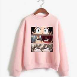 Men Hoodies My Hero Academia Sweatshirts Midoriya Shoto Bakugou Clothing Tops Unisex Y0803