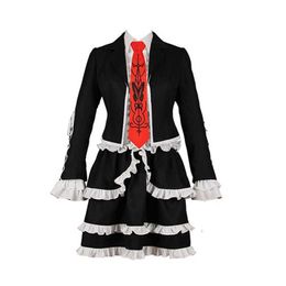 DanganRonpa yasuhiro taeko Cosplay Costume Woman Dress Celestia Ludenberg Gambling Girl Lolita School Clothing Zentai Uniform Y0913