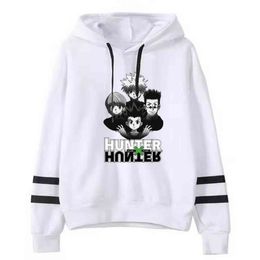 Anime Hunter X Hunter GON FREECSS Killua Hoodies Men Loose Sweatshirt Y211118