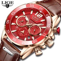 2021 Lige Top Brand Mens Watches Sports Watch for Men Quartz Clocks Man Casual Military Waterproof Wrist Watch Relogio Masculino Q0524