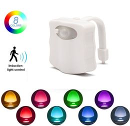 Toilet Night Light Motion Activated Detection Bathroom Bowl Lights Unique&Funny Birthday Gifts Idea Cool Fun Gadgets Gag Stocking Stuffers