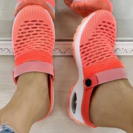 Sandali 2022 Scarpe da donna Casual Aumenta cuscino Piattaforma antiscivolo Sandalo Mesh traspirante Sandali Zapatillas Mujer