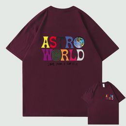 Men's Tees Mocha Shirts Travss Sneaker Travisscott Designer Hip-Hop Shirt Match Sail Astroworld Shirt 100% Cotton Graphic Scotts T Shirt Men's T Shirt Scotts 264