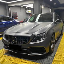 Highest Quality Ultra Matte Metallic Dark Tephra Wrap Film Vinyl Metal Grey Car Wrapping Roll Foil Air Release Channel Self Adhesive