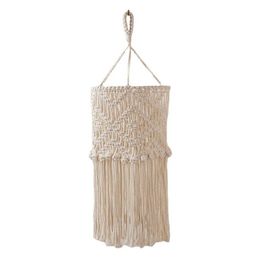 Lamp Covers & Shades Macrame Shade Bohemian Hand-woven Lampshade Decoration Chandelier Ceiling Light For Living Room B