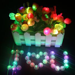 Hot-selling led glowing Colourful flash small ball balloon lights outdoor party decorated with snowflake lights