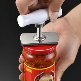 Labor-Saving Can Openers Stainless Steel Adjustable Bottle Cap Opener Multifunctional Jar Openerss Manual Spiral Seal Lid Remover Lids Off ZL0565