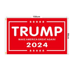 Red Design 2024 Trump Make American Great Again Flags 3x5,countries flag flags custom 3x5, Polyester Digital Printed, Drop Shipping