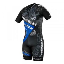 Racing Sets POWERLINE Cycling Skating Summer Skin Suit Men Speed Roller Skate Triathlon Set Bike Ciclismo Pro Team Jumpsuit