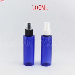 100ML Empty Blue Plastic Bottles With Spray Pump ,100CC Toner / Water Travel Sub-bottling , Cosmetic Containergoods