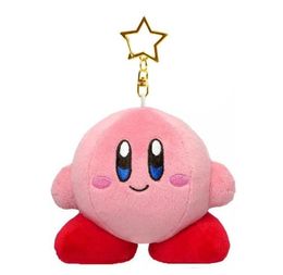 Cute Cartoon Party Favour Star Kirby Plush Doll Pendant Keychain Girl Holiday Gift