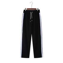 Mens Pants Men Sports Long Zipper Trousers Casual Sweatpants Angel Jogger Side Stripes Drawstring Sport Sportwear Zip7dlqMJ5J
