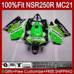 Injection For HONDA green glossy NSR 250R NSR250 NSR 250 R 90 91 1992 1993 103HC.135 NSR250R MC21 PGM3 NSR250RR 1990 1991 92 93 OEM Fairing