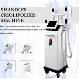 Professional cellulite removal fat freezing machine cryolipolysis body slimming vacuum weight loss beauty equipment with 5 cryo handles CE pproved