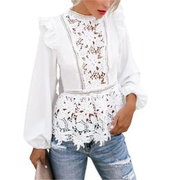 Xl White Lace Blouse Продажа Oнлайн 