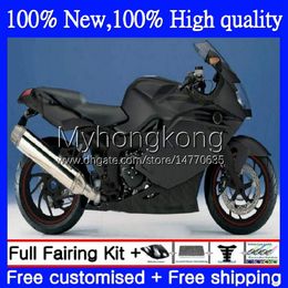 Body +Tank cover For BMW K1200 S K 1200 S K1200S K1200-S Matte black 05-10 Bodywork 4No.8 K-1200S 05 06 07 08 09 10 K 1200S 2005 2006 2007 2008 2009 2010 Full Fairing Kit