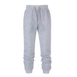 Men Pants Solid Color Fleece Warm Threaded Cuffs High Quality Fashion Wine red Sweatpants Trousers Casual Joggers Bodybuilding Y0811