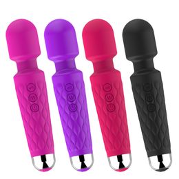 Powerful Vibrator for Woman 20 frequencies AV G Spot Magic Wand Vibrators Massager Oral Clit Adult Sex Toys Vibrator Erotic Toys