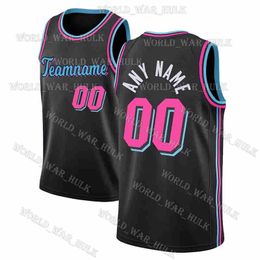 miami basketball jersey UK - Custom DIY Men's Design Miami Basketball Jersey Sports Shirts Personalized Stitched Letters Team Name and Number Uniform Jerseys City Black