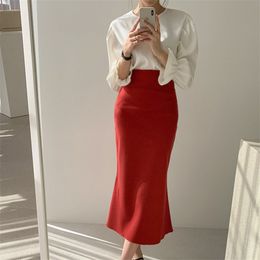 Firm offers spot small sweet wind pencil skirt s long in restoring ancient ways hip of tall waist pack 210602