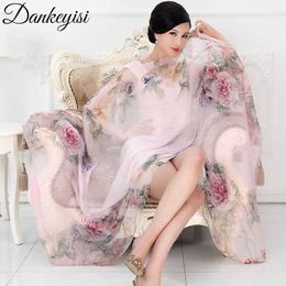 DANKEYISI 2019 Fashion Bandana Luxury Scarves Women Brand Silk Scarf Female Shawl High Quality Print Hijab Luxury Design Q0828