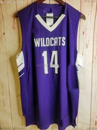 Stitched Custom NORTHWESTERN WILDCATS BASKETBALL JERSEY NEW Men Women Youth XS-5XL