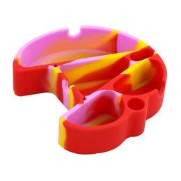 ashtray silicone ashtrays smoking accessories tabacco container ash holder anti-scalding tray herb jars cigarette containers