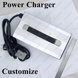 GTK 13s 48v 15a lithium battery charger 14s 54.6v 15a output electric bicycle with Aluminium Case