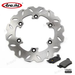 Arashi Rear Brake Disc Rotor and Brake Pads For Yamaha TTR600 TTR 600 1998 - 2002 1999 2000 2001 Motorcycle CNC Brake Disc Aluminium