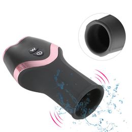 Upgrade Motor Male Blowjob Training Cup with 12 Vibration Modes Increase Endurance Satisfy Her Sexual Desire Extend Passion Time