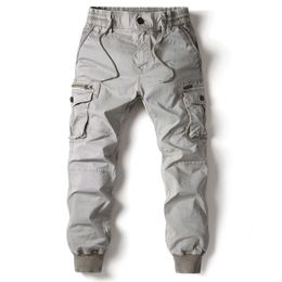 Cargo Pants Men Jogging Casual Pants Cotton Full Length Military Mens Streetwear Mens Work Tactical Tracksuit Trousers Plus Size 211119