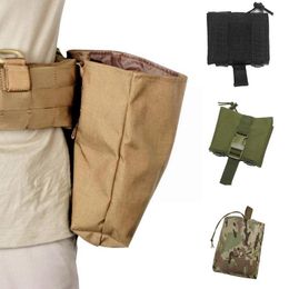 Outdoor Bags Tactical Recycle Pouch Portable Folding Recovery Storage Hunting Equipment Military Bag V3c2 B0t8