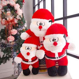 Santa Claus Plush Toys Christmas Party Stuffed toy doll Home Decoration Gifts for Children Xmas Gift
