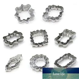 4pcs Stainless Steel Blessing Frame Biscuit Cookie Cutters Set Wedding Cake Mould Kitchen Sugarcraft Baking Pastry Tools1 Factory price expert design Quality