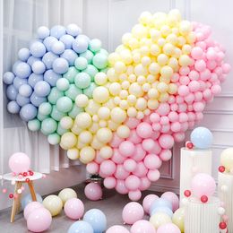 10inch Tail Macaron Pastel Baloon Baby Shower Valentine's Day Decoration Happy Birthday Decoration Arch Balloons