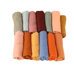 Infant Blankets Cotton Air Condition Blanket Baby Soft Bathroom Towels Casual Wrap Swaddle Parisarc Pram Stroller Blankets Cover YL346