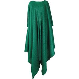 Basic Casual Dresses Casual Dresses Miyake Pleated Plus Size Dress Loose Women African Indie Aesthetic Clothes Draw Back Shrink Rope Vintage