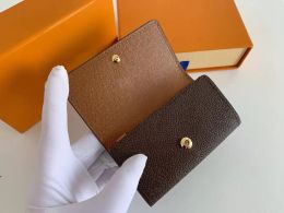 Luxurys Classical Designers Women Key Holder Coin Purses Leather Bag Men Card Holders corn Holds Wallets Handbag m62630 POUCH192e